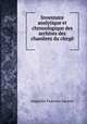 Inventaire analytique et chronologique des archives des chambres du clerge ., Augustin Francois Lacroix 