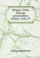 Reigen: Zehn Dialoge geschrieben Winter 1896-97, Arthur Schnitzler 