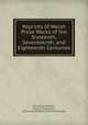 Reprints of Welsh Prose Works of the Sixteenth, Seventeenth, and Eighteenth Centuries, University of Wales , Guild of Graduates , University of Wales Guild of Graduates 