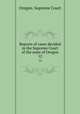 Reports of cases decided in the Supreme Court of the state of Oregon. 12, Oregon. Supreme Court 