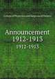 Announcement. 1912-1913, College of Physicians and Surgeons of Ontario 