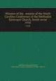 Minutes of the . session of the North Carolina Conference of the Methodist Episcopal Church, South serial. 1918, Methodist Episcopal Church 