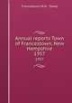 Annual reports Town of Francestown, New Hampshire. 1957, Francestown (N.H. : Town) 
