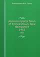 Annual reports Town of Francestown, New Hampshire. 1935, Francestown (N.H. : Town) 