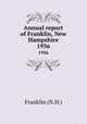 Annual report of Franklin, New Hampshire. 1936, Franklin (N.H.) 