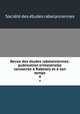 Revue des etudes rabelaisiennes: publication trimestrielle consacree a Rabelais et a son temps, 