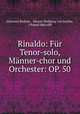 Rinaldo: Fur Tenor-solo, Manner-chor und Orchester: OP. 50, Johannes Brahms , Johann Wolfgang von Goethe, J Powell Metcalfe 