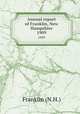 Annual report of Franklin, New Hampshire. 1909, Franklin (N.H.) 