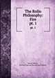 The Rollo Philosophy: Fire. pt. 1, Jacob Abbott, Boston Type and Stereotype Foundry 
