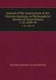 Journal of the transactions of the Victoria Institute, or Philosophical Society of Great Britain. v. 32 1898-99, Victoria Institute (Great Britain) 