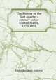The history of the last quarter-century in the United States, 1870-1895, Andrews, Elisha Benjamin, 1844-1917 