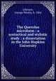 The Querolus microform : a syntactical and stylistic study : a dissertation in the John Hopkins University, Johnson, George Wesley, b. 1864 
