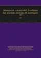 Seances et travaux de l`Academie des sciences morales et politiques. 127, Charles Henri Verge? 
