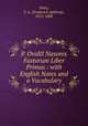 P. OvidII Nasonis Fastorum Liber Primus : with English Notes and a Vocabulary, Paley, F. A. (Frederick Apthorp), 1815-1888 