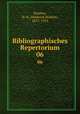 Bibliographisches Repertorium. 06, Houben, H. H. (Heinrich Hubert), 1875-1935 