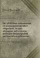 De AEdilibus coloniarum et municipiorum liber singularis, in quo pleraque, ad veterem politiam municipalem pertinentia explicantur, Otto, Everard 