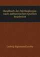 Handbuch des Methodismus: nach authentischen Quellen bearbeitet, Ludwig Sigismund Jacoby 