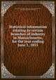 Statistical information relating to certain branches of industry in Massachusetts, for the year ending June 1, 1855, Massachusetts. Office of the Secretary of State,De Witt, Francis,Warner, Oliver, 1818-1885 