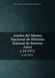 Anales del Museo Nacional de Historia Natural de Buenos Aires. t.14 1911, Museo Nacional de Historia Natural de Buenos Aires 