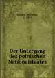 Der Untergang des polnischen Nationalstaates, Binder, Wilhelm, b. 1810 