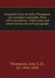 Despatch from Sir John Thompson on Canadian copyright, May, 1894 microform : with notes and observations on each paragraph, Thompson, John S. D., Sir, 1844-1894 