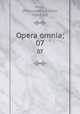 Opera omnia;. 07, Philo, of Alexandria,Richter, Carl Ernst 