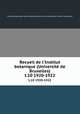Recueil de l`Institut botanique (Universit de Bruxelles). t.10 1920-1922, Institut botanique Leo Errera 