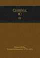 Carmina;. 02, Homer,Bothe, Friedrich Heinrich, 1771-1855 