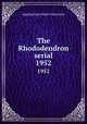 The Rhododendron serial. 1952, Appalachian State University 