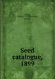 Seed catalogue, 1899, Ewing, William & Co. (Montreal, Quebec) 