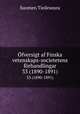 fversigt af Finska vetenskaps-societetens frhandlingar. 33 (1890-1891), Suomen Tiedeseura 