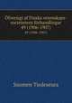 fversigt af Finska vetenskaps-societetens frhandlingar. 49 (1906-1907), Suomen Tiedeseura 
