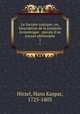 Le Socrate rustique; ou, Description de la conduite conomique & morale d`un paysan philosophe. 1, Hirzel, Hans Kaspar, 1725-1803 