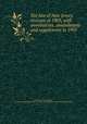 Tax law of New Jersey, revision of 1903, with annotations, amendments and supplement to 1905, New Jersey. Laws, statutes, etc. [from old catalog],New Jersey. Board of equalization of taxes. [from old catalog] 