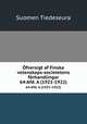 fversigt af Finska vetenskaps-societetens frhandlingar. 64:Afd. A (1921-1922), Suomen Tiedeseura 