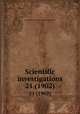 Scientific investigations. 21 (1902), Great Britain. Fishery Board for Scotland 