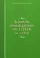 Scientific investigations. no. 1 (1914), Great Britain. Fishery Board for Scotland 