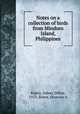 Notes on a collection of birds from Mindoro Island, Philippines, Ripley, Sidney Dillon, 1913-,Rabor, Dioscoro S 