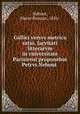 Gallici versvs metrica ratio, facvitati litterarvm in vniversitate Parisiensi proponebat Petrvs Nebout, Nebout, Pierre Romain, 1856- 
