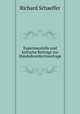 Experimentelle und kritische Beitrage zur Handedesinfectionsfrage, Richard Schaeffer 