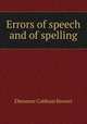 Errors of speech and of spelling, Brewer, Ebenezer Cobham, 1810-1897 