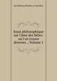 Essai philosophique sur l