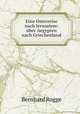 Eine Osterreise nach Jerusalem: uber Aegypten nach Griechenland, Bernhard Rogge 