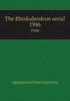 The Rhododendron serial. 1946, Appalachian State University 