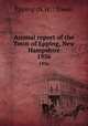Annual report of the Town of Epping, New Hampshire. 1956, Epping (N.H. : Town) 