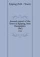 Annual report of the Town of Epping, New Hampshire. 1943, Epping (N.H. : Town) 
