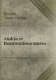 Andria et Heautontimorumeos, Terence, James Davies 