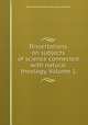 Dissertations on subjects of science connected with natural theology, Volume 1, Brougham and Vaux, Henry Brougham Baron 