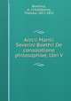 Anicii Manlii Severini Boethii De consolatione philosophiae, libri V, Boethius, d. 524,Obbarius, Theodor, 1817-1855 