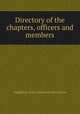 Directory of the chapters, officers and members, Daughters of the American Revolution 